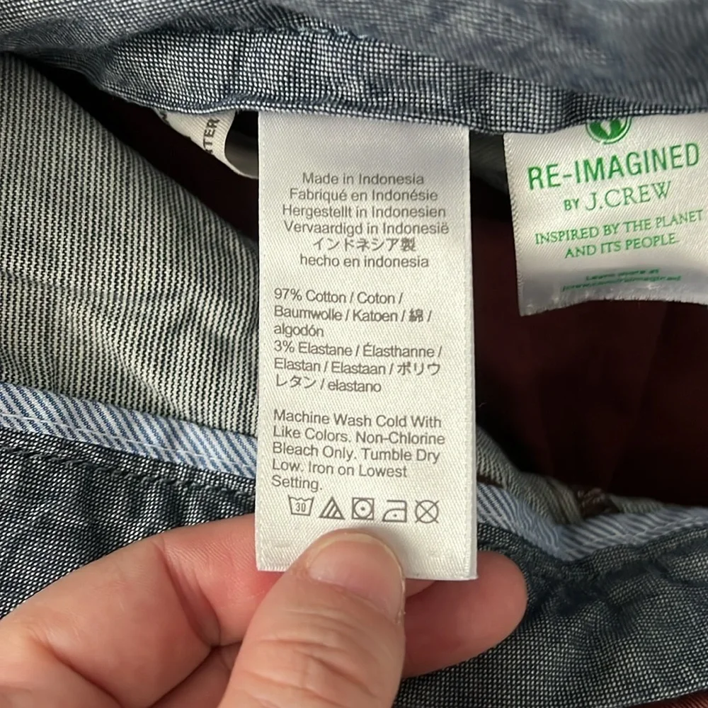 J. Crew size 30